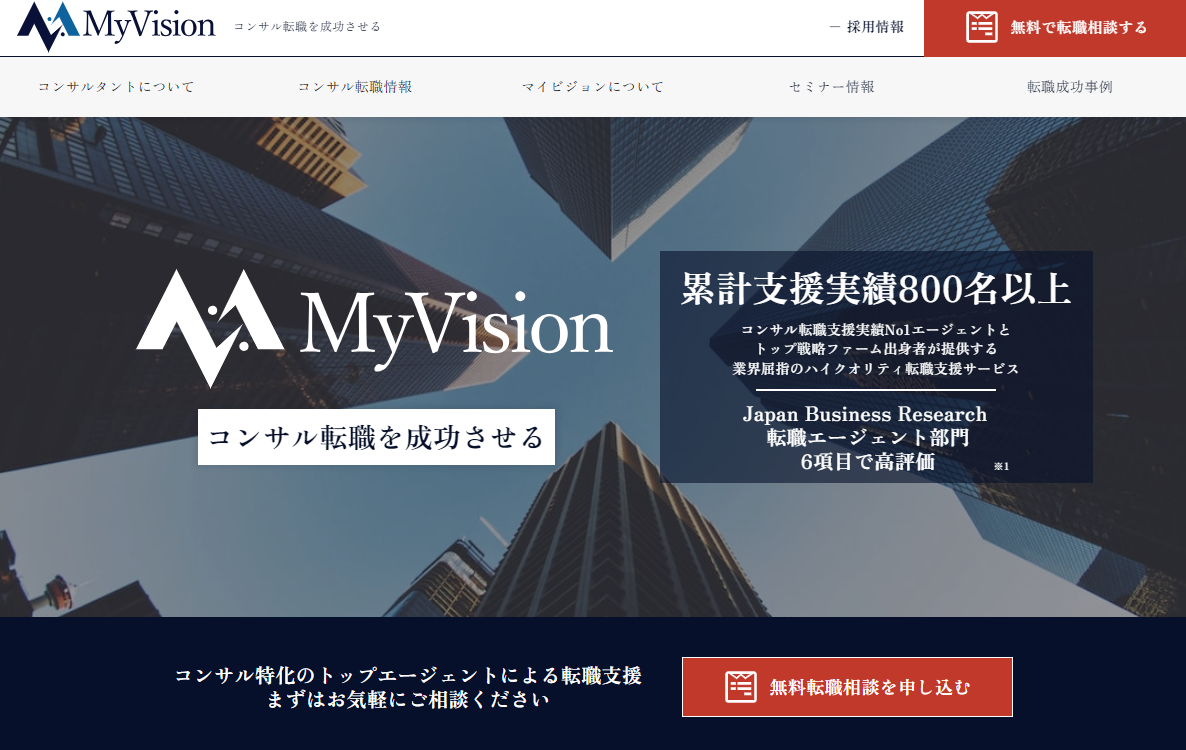 MyVIsion（マイビジョン）のFV